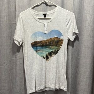 Jcrew California love tee NWT